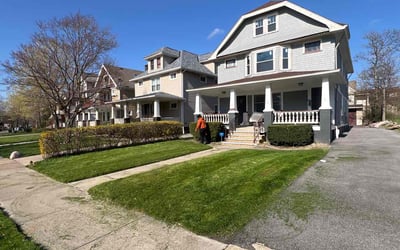 Photo of Sherlene M.'s yard after getting lawn care in Cleveland Heights, OH