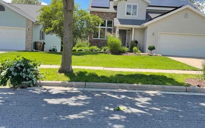 Photo of Jim K.'s yard after getting lawn care in Waunakee, WI
