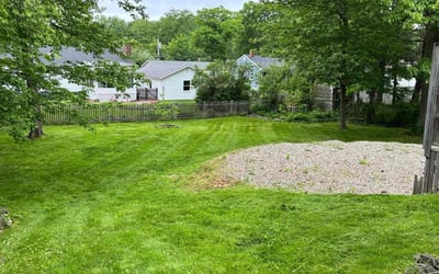 Photo of Kelli H.'s yard after getting lawn care in South Portland, ME