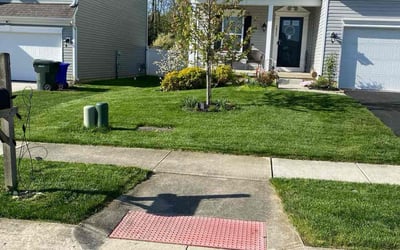 Photo of David M.'s yard after getting lawn care in Ashville, OH