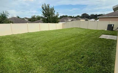 Photo of Clifford P.'s yard after getting lawn care in Dover, FL