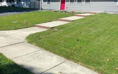 Photo of Delinda C.'s yard after getting lawn care in Levittown, PA
