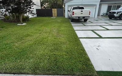 Photo of Jigriti L.'s yard after getting lawn care in Cooper City, FL