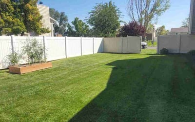 Photo of Jen C.'s yard after getting lawn care in Riverton, UT