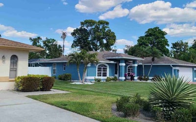 Photo of TJ B.'s yard after getting lawn care in Bradenton, FL