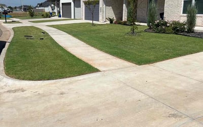 Photo of Hari K.'s yard after getting lawn care in Shrewsbury, MA