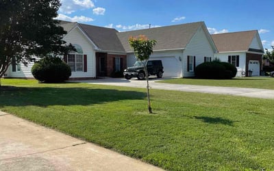 Photo of Wendy G.'s yard after getting lawn care in Hopewell, VA