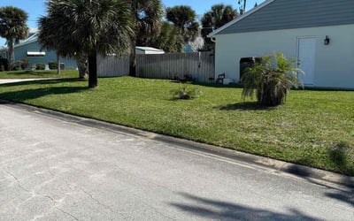 Photo of Ashley P.'s yard after getting lawn care in Satellite Beach, FL
