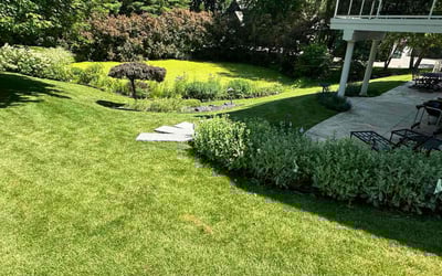 Photo of Melody I.'s yard after getting lawn care in Chanhassen, MN