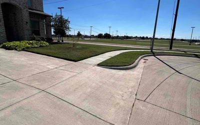 Photo of Jennifer W.'s yard after getting lawn care in Cleburne, TX