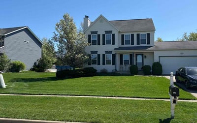Photo of Anita C.'s yard after getting lawn care in Avon, OH