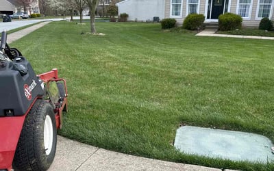 Photo of Martha C.'s yard after getting lawn care in Coatesville, PA