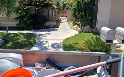 Photo of JoAnn P.'s yard after getting lawn care in Banning, CA