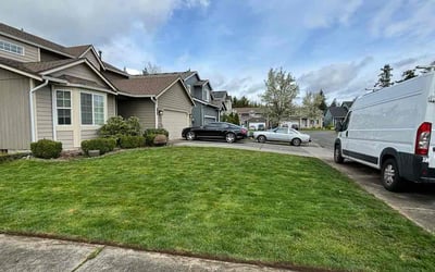 Photo of Hannelore F.'s yard after getting lawn care in Fife, WA
