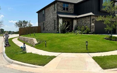Photo of KAREN K.'s yard after getting lawn care in Wylie, TX