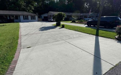 Photo of Liz M.'s yard after getting lawn care in Des Plaines, IL