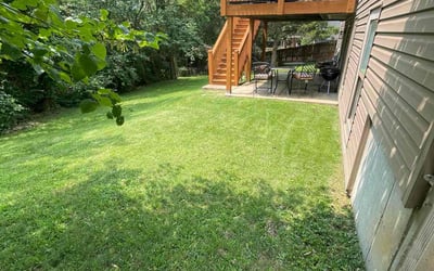 Photo of Savannah O.'s yard after getting lawn care in Eureka, MO