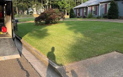 Photo of Tanya O.'s yard after getting lawn care in Germantown, TN