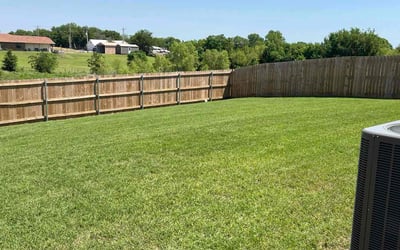 Photo of Jimmie J.'s yard after getting lawn care in Fresno, TX