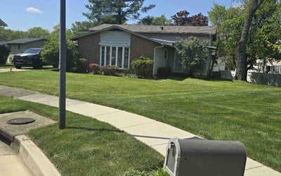 Photo of Bassam B.'s yard after getting lawn care in Pikesville, MD