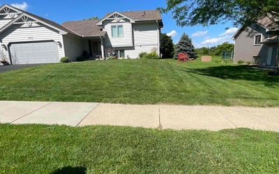 Photo of Carlos M.'s yard after getting lawn care in Chanhassen, MN