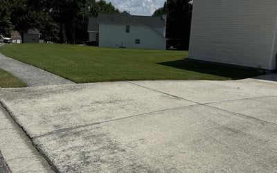 Photo of Rosalind A.'s yard after getting lawn care in Fairburn, GA