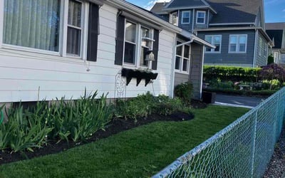 Photo of Kimoy P.'s yard after getting lawn care in Uxbridge, MA
