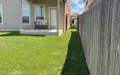 Photo of Clint K.'s yard after getting lawn care in La Vernia, TX