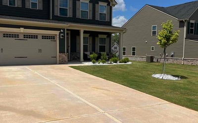 Photo of Dariea S.'s yard after getting lawn care in Hiram, GA