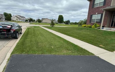 Photo of Judy A.'s yard after getting lawn care in Belvidere, IL