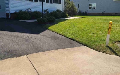 Photo of Dorothy B.'s yard after getting lawn care in Quinton, VA