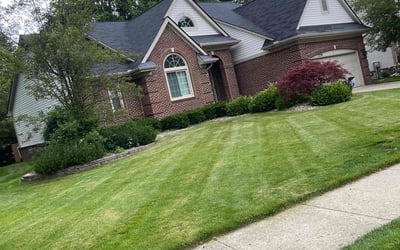 Photo of LeShea S.'s yard after getting lawn care in Wixom, MI