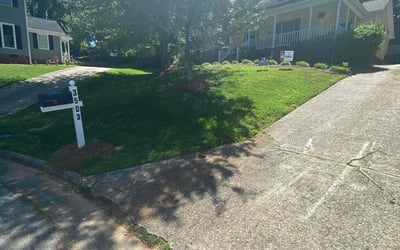 Photo of Maria G.'s yard after getting lawn care in Greensboro, NC