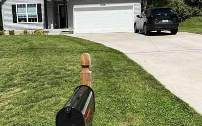 Photo of Christina R.'s yard after getting lawn care in Knightdale, NC