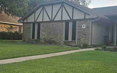Photo of Nakita I.'s yard after getting lawn care in Terrell, TX