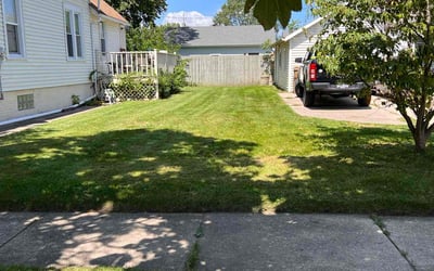 Photo of Lamond b.'s yard after getting lawn care in River Falls, WI