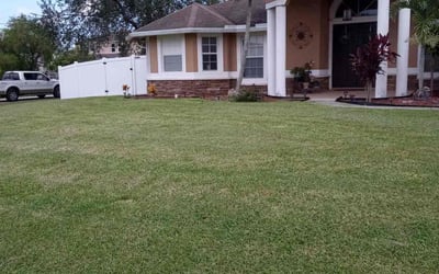 Photo of Timothy C.'s yard after getting lawn care in Merritt Island, FL