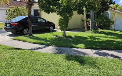 Photo of Margaret C.'s yard after getting lawn care in Titusville, FL