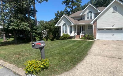 Photo of Christine M.'s yard after getting lawn care in Ooltewah, TN