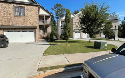 Photo of shantelle S.'s yard after getting lawn care in Marietta, GA