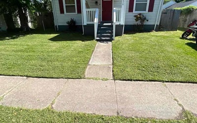 Photo of Hayat Z.'s yard after getting lawn care in Harrisonburg, VA