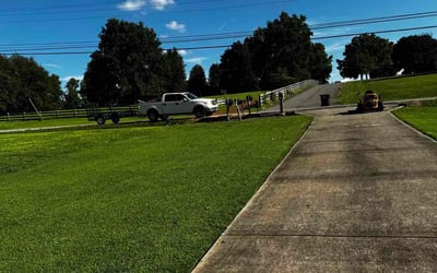 Photo of Mary D.'s yard after getting lawn care in Owens Cross Roads, AL