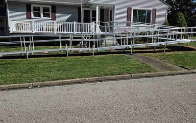 Photo of Daniela A.'s yard after getting lawn care in Barberton, OH