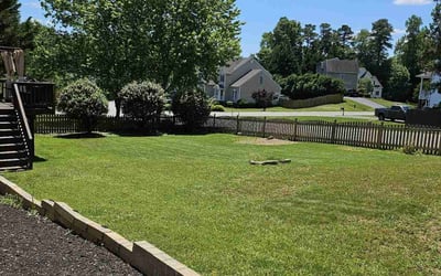 Photo of Valerie G.'s yard after getting lawn care in Midlothian, VA