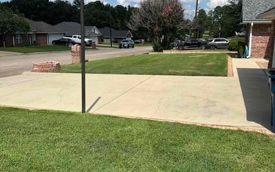 Photo of Stephanie C.'s yard after getting lawn care in Henderson, TX