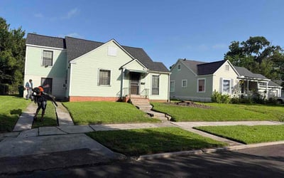 Photo of James S.'s yard after getting lawn care in Webster, TX