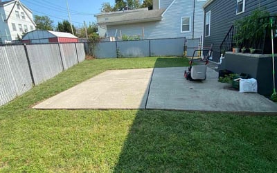 Photo of Erika K.'s yard after getting lawn care in Belleville, NJ