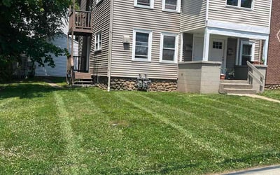 Photo of Lameke J.'s yard after getting lawn care in Meriden, CT