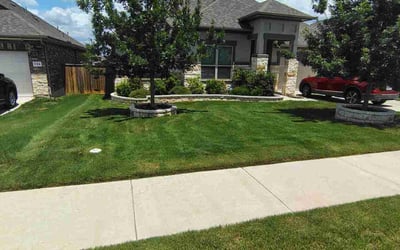 Photo of Teresa L.'s yard after getting lawn care in Pataskala, OH