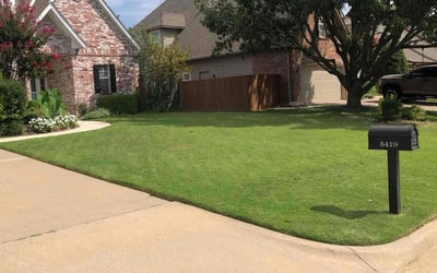 Photo of Michael R.'s yard after getting lawn care in Tulsa, OK